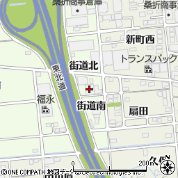 福島ボデー本社工場周辺の地図