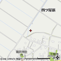 新潟県五泉市四ツ屋新周辺の地図