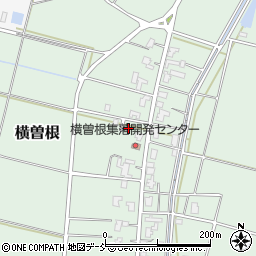 新潟県新潟市西蒲区横曽根1371-11周辺の地図