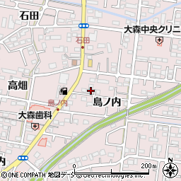 福島県福島市大森島ノ内30周辺の地図