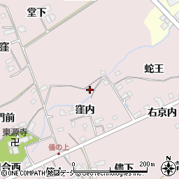 福島県福島市上名倉5周辺の地図