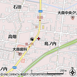 福島県福島市大森島ノ内32周辺の地図