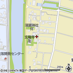 新潟県新潟市南区東萱場80周辺の地図