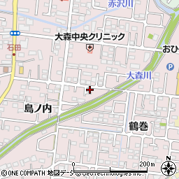 福島県福島市大森島ノ内17周辺の地図