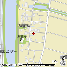 新潟県新潟市南区東萱場458-3周辺の地図