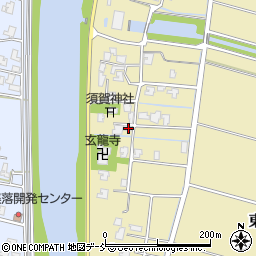 新潟県新潟市南区東萱場84周辺の地図