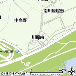 福島県福島市庄野川原南周辺の地図