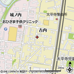 福島県福島市太平寺古内11周辺の地図