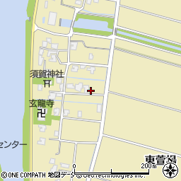 新潟県新潟市南区東萱場429周辺の地図