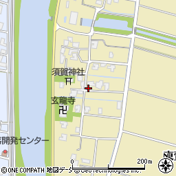 新潟県新潟市南区東萱場423周辺の地図