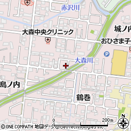 福島県福島市大森街道下79-12周辺の地図