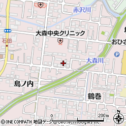 福島県福島市大森街道下84-3周辺の地図