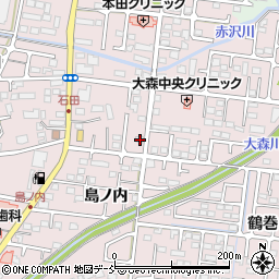 福島県福島市大森街道下91周辺の地図
