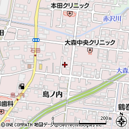 福島県福島市大森街道下93周辺の地図