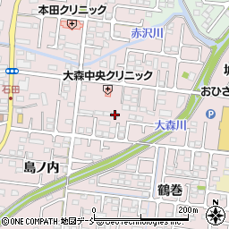 福島県福島市大森街道下84-1周辺の地図