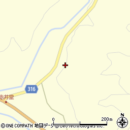 福島県伊達市月舘町布川若周辺の地図