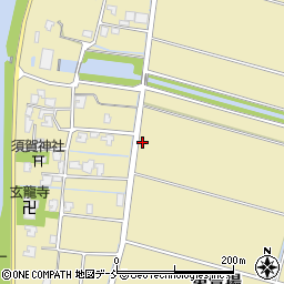新潟県新潟市南区東萱場周辺の地図