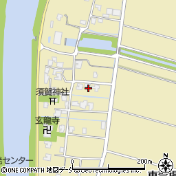新潟県新潟市南区東萱場419周辺の地図