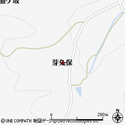 福島県福島市大波芽久保周辺の地図