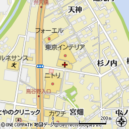 福島県福島市鳥谷野岩田10-1周辺の地図