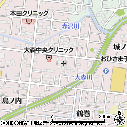 福島県福島市大森街道下73周辺の地図