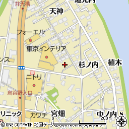 福島県福島市鳥谷野岩田13周辺の地図