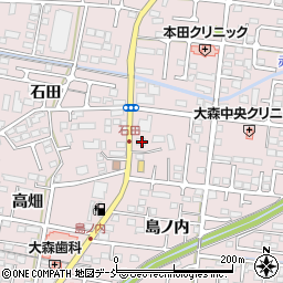 福島県福島市大森街道下19周辺の地図