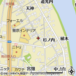 福島県福島市鳥谷野岩田15周辺の地図