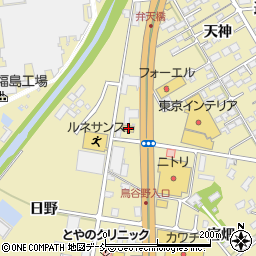 福島県福島市鳥谷野岩田3周辺の地図