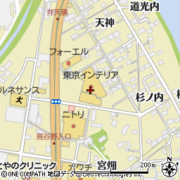 モアカフェ 福島店周辺の地図
