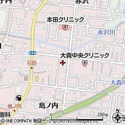 福島県福島市大森街道下64周辺の地図