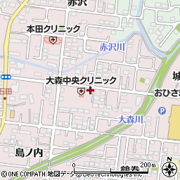 福島県福島市大森街道下71-4周辺の地図