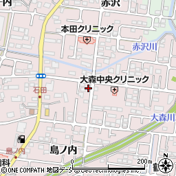 福島県福島市大森街道下66周辺の地図