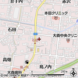 福島県福島市大森街道下56周辺の地図