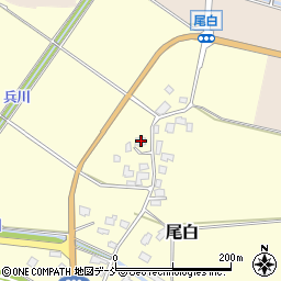 新潟県五泉市尾白386周辺の地図