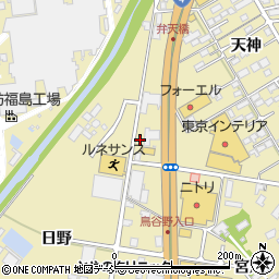 福島県福島市鳥谷野岩田1周辺の地図