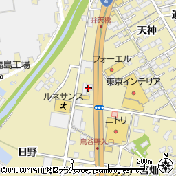 福島県福島市鳥谷野岩田2周辺の地図