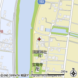 新潟県新潟市南区東萱場101周辺の地図