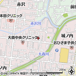福島県福島市大森街道下24-7周辺の地図