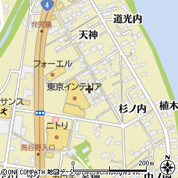 福島県福島市鳥谷野岩田25周辺の地図