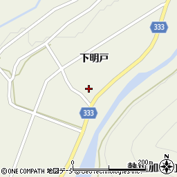 福島県喜多方市熱塩加納町熱塩（明戸下）周辺の地図
