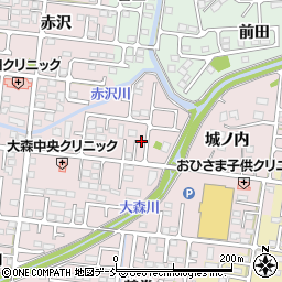 福島県福島市大森街道下11周辺の地図