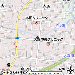 福島県福島市大森街道下46周辺の地図