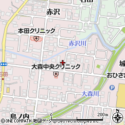 福島県福島市大森街道下39-12周辺の地図