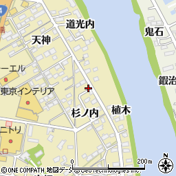 福島市消防団第８分団３部屯所周辺の地図