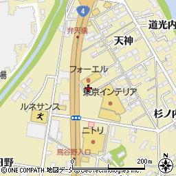 福島県福島市鳥谷野岩田35-1周辺の地図