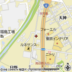 福島県福島市鳥谷野岩田41周辺の地図