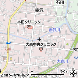 福島県福島市大森街道下43-1周辺の地図