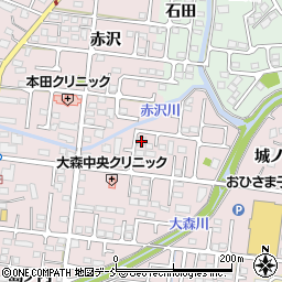 福島県福島市大森街道下36周辺の地図