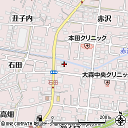 福島県福島市大森街道下52周辺の地図
